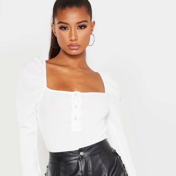 PLT Puff Sleeve Top - Picture 1 of 4